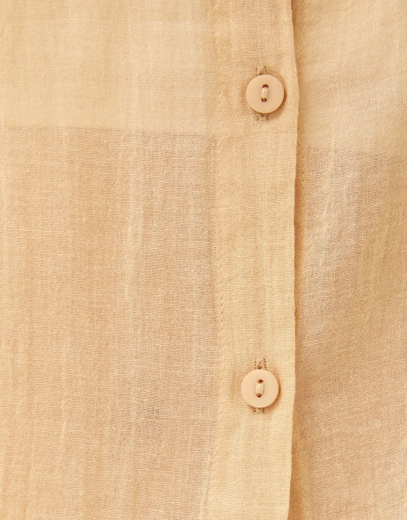 Oversize-Langarmhemd im rustikalen Look